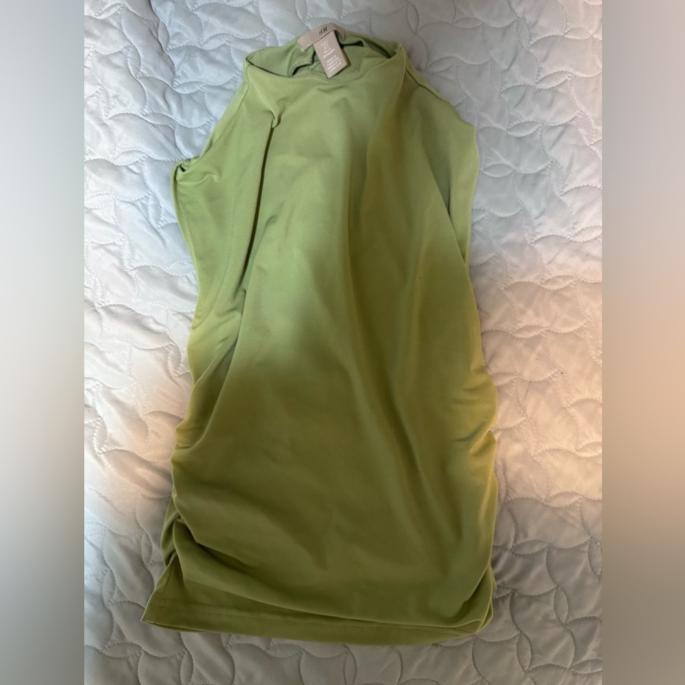 H&M Green Sleeveless Shirt